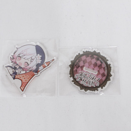魔法少女ノ魔女裁判× cafe ＆ bar MENU 桜羽エマ 描き下ろしデフォルメアクリルスタンド まのさば