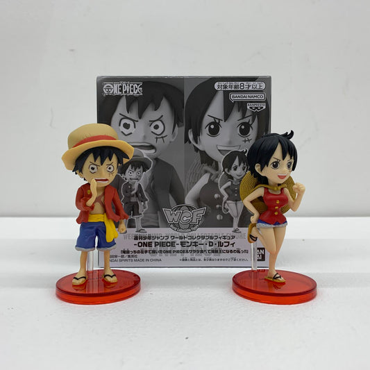 ワンピース WCF モンキー・D・ルフィ 尾田っちの左手で描いたONE PIECE＆サラダ食べて海賊王になる私っ！！ **