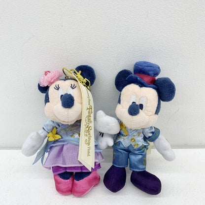 ディズニーシー ファンタジースプリングホテル ミッキー ミニー ぬいぐるみバッジセット°°