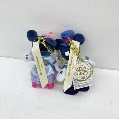 ディズニーシー ファンタジースプリングホテル ミッキー ミニー ぬいぐるみバッジセット°°