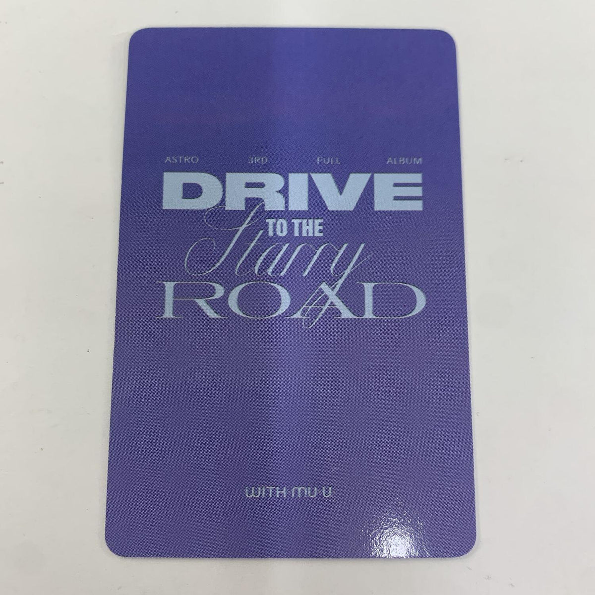 アイドルグッズ 【★加古川物流】中古 ASTRO ムンビン　トレカ　DRIVE TO THE Starry ROAD withmuu〔1〕.,【353】【353】【加古川物流】