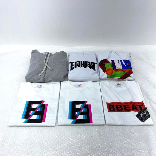 SUPER EIGHT パーカー Tシャツ 6点セット まとめ売り 8BEAT、47 他【全てサイズ記載なし】：