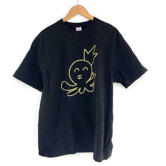 粗品 全国五大都市ツアー くるみ割り人形 グッズ ハゲタコエビフライ Tシャツ XLサイズ ブラック 黒 °