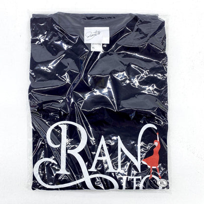 伊藤 蘭　キャンディーズ　ロゴTシャツ　ネイビーXL.