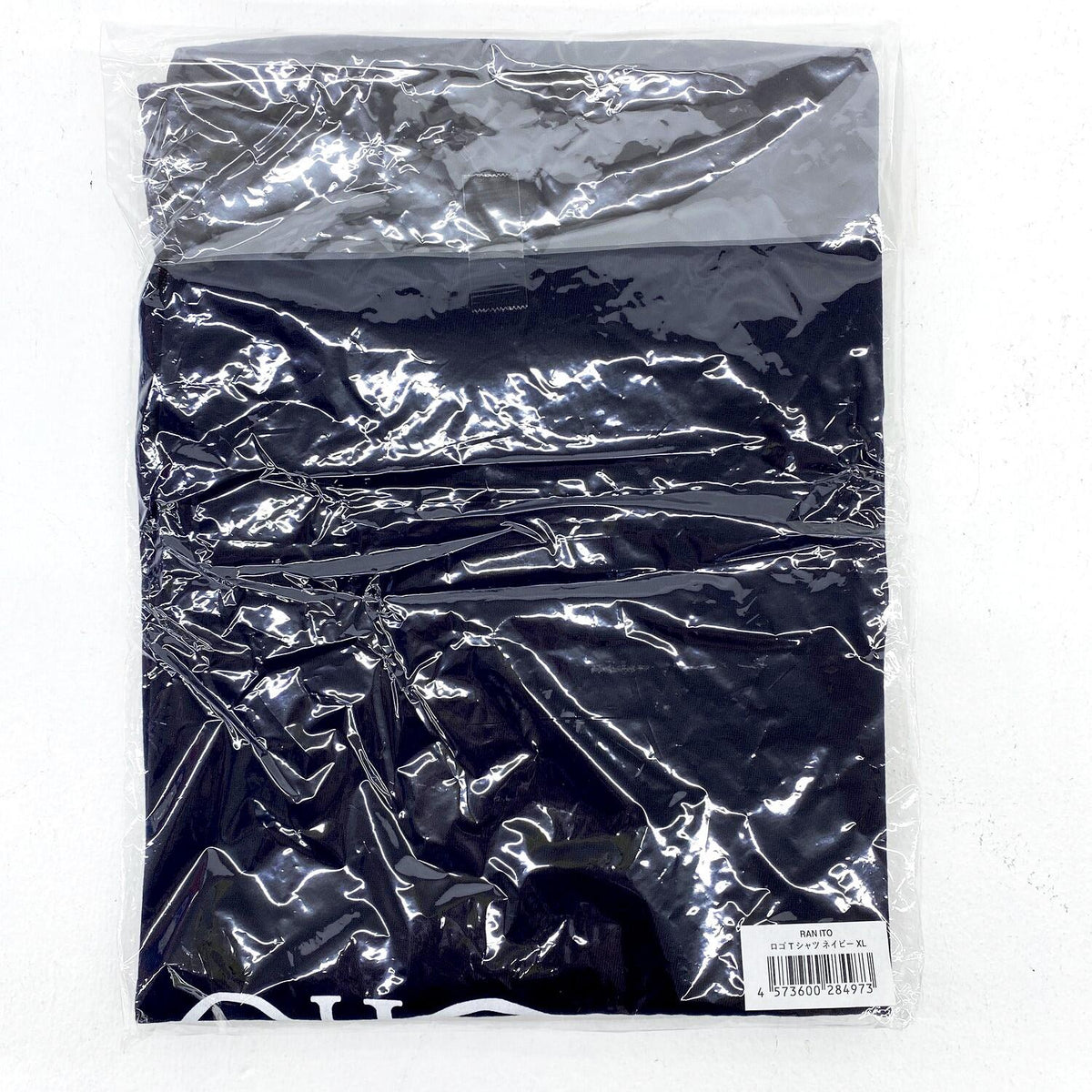 伊藤 蘭　キャンディーズ　ロゴTシャツ　ネイビーXL.