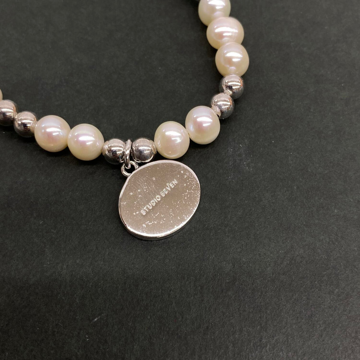 STUDIO SEVEN 7 Ball Bracelet グリーン 箱付き：