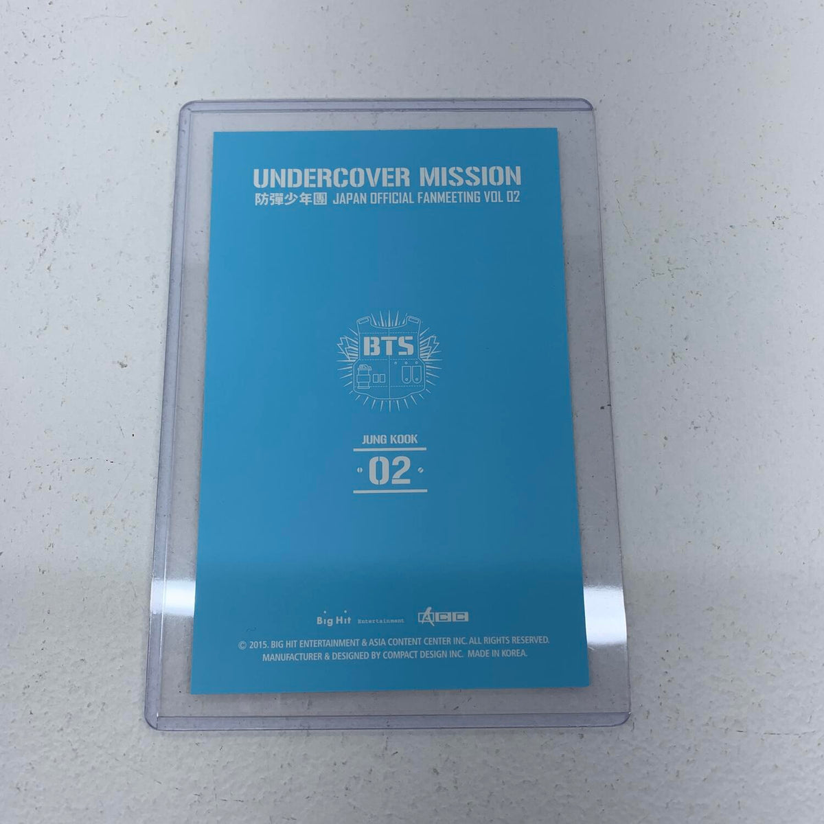 BTS UNDERCOVER MISSION ミニポスターセット　グク　ポストカード付**