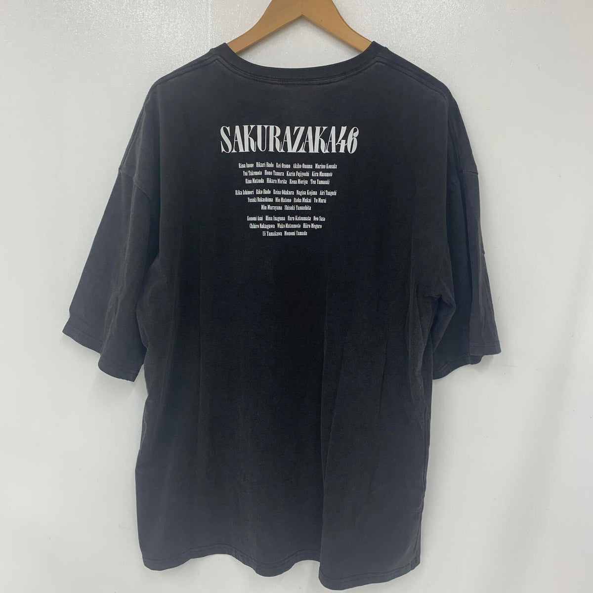 櫻坂46 SAKURAZAKA46 ロックTシャツ XLサイズ LIVEパフォーマンスプリント ＊