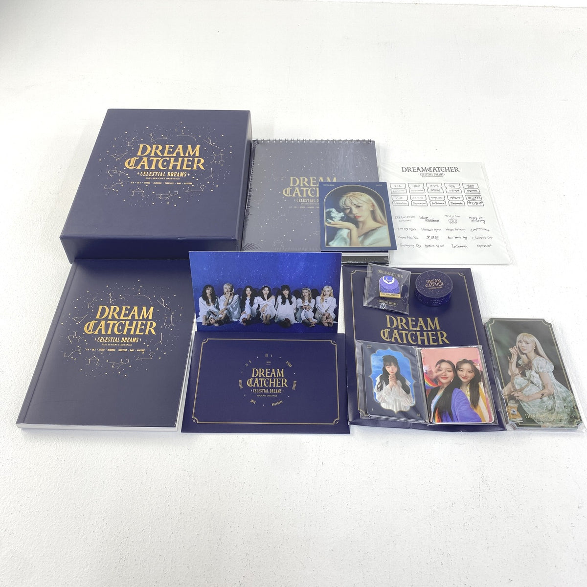 DREAMCATCHER 2022 SEASON'S GREETINGS CELESTIAL DREAMS VER / ドリームキャッチャー 2022 シーズングリーティング セレスタル / レンチキュラートレカ：ユヒョン / ［カレンダー+グッズ］シーグリ..