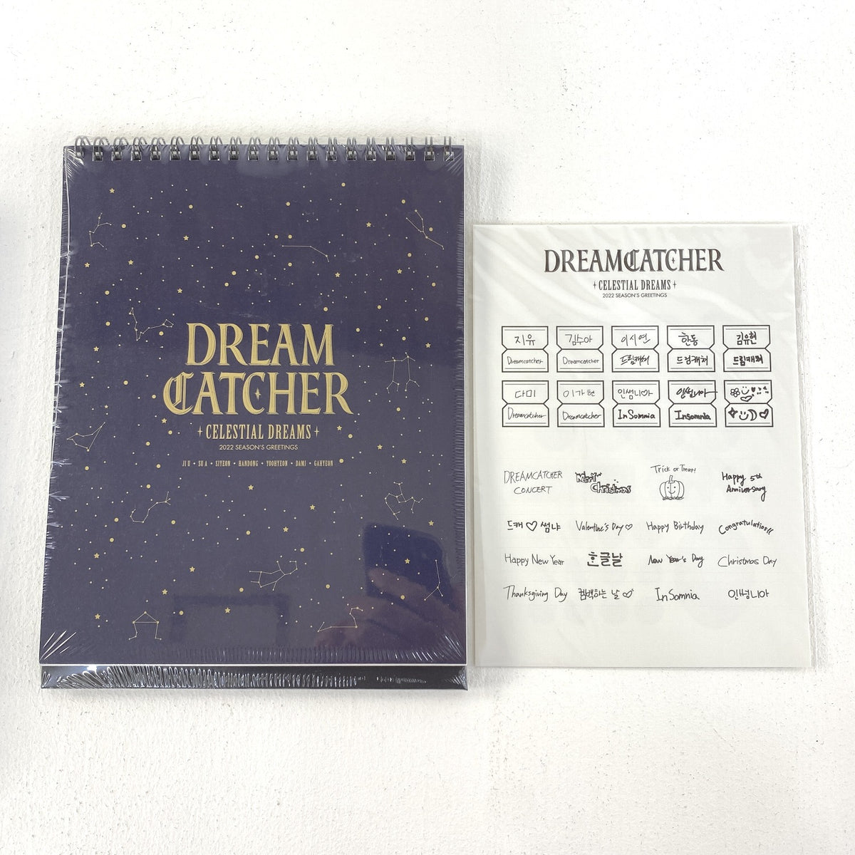 DREAMCATCHER 2022 SEASON'S GREETINGS CELESTIAL DREAMS VER / ドリームキャッチャー 2022 シーズングリーティング セレスタル / レンチキュラートレカ：ユヒョン / ［カレンダー+グッズ］シーグリ..