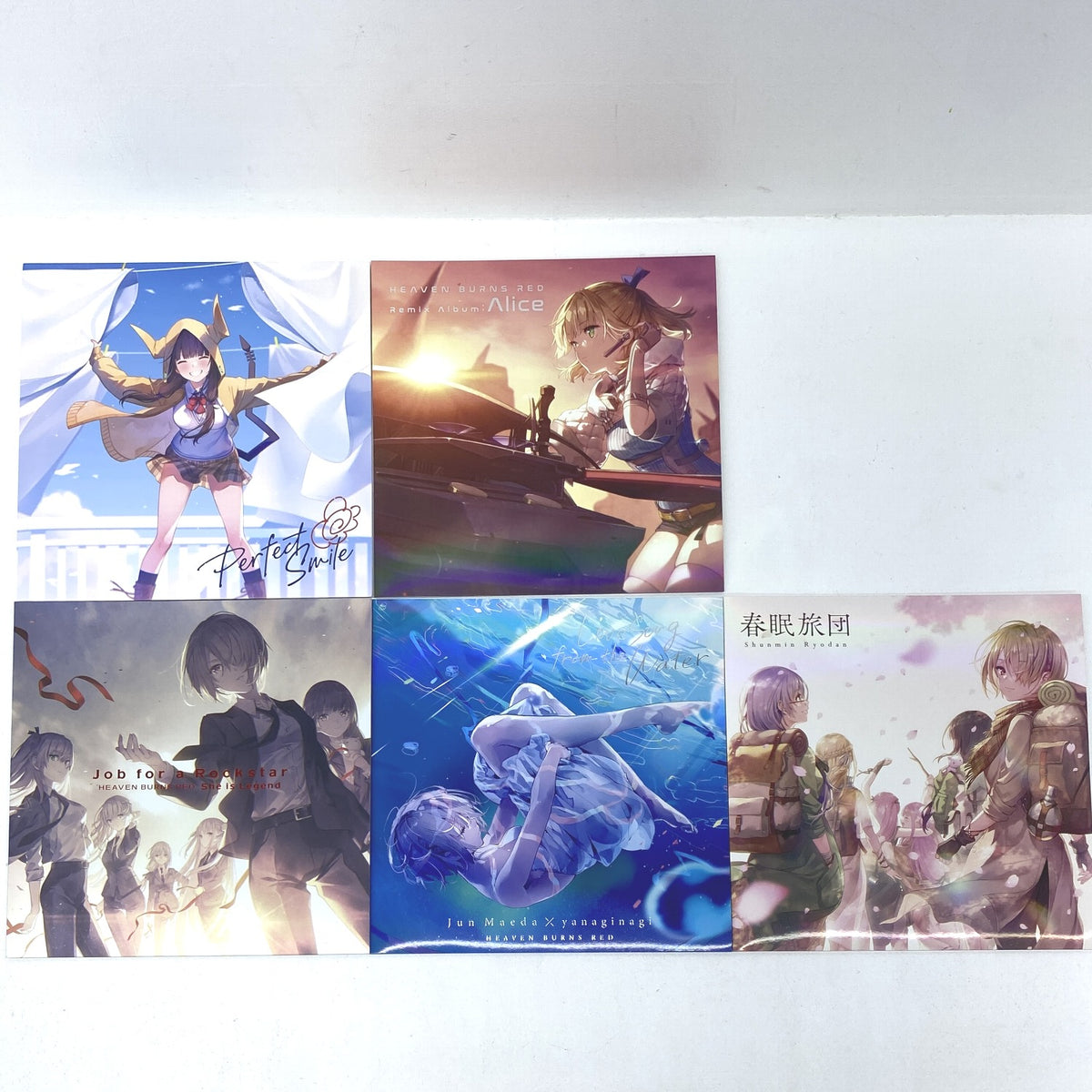 ヘブンバーンズレッド 限定盤CD5枚セット / She is Legend 麻枝准 やなぎなぎ / ヘブバン シーレジェ ..