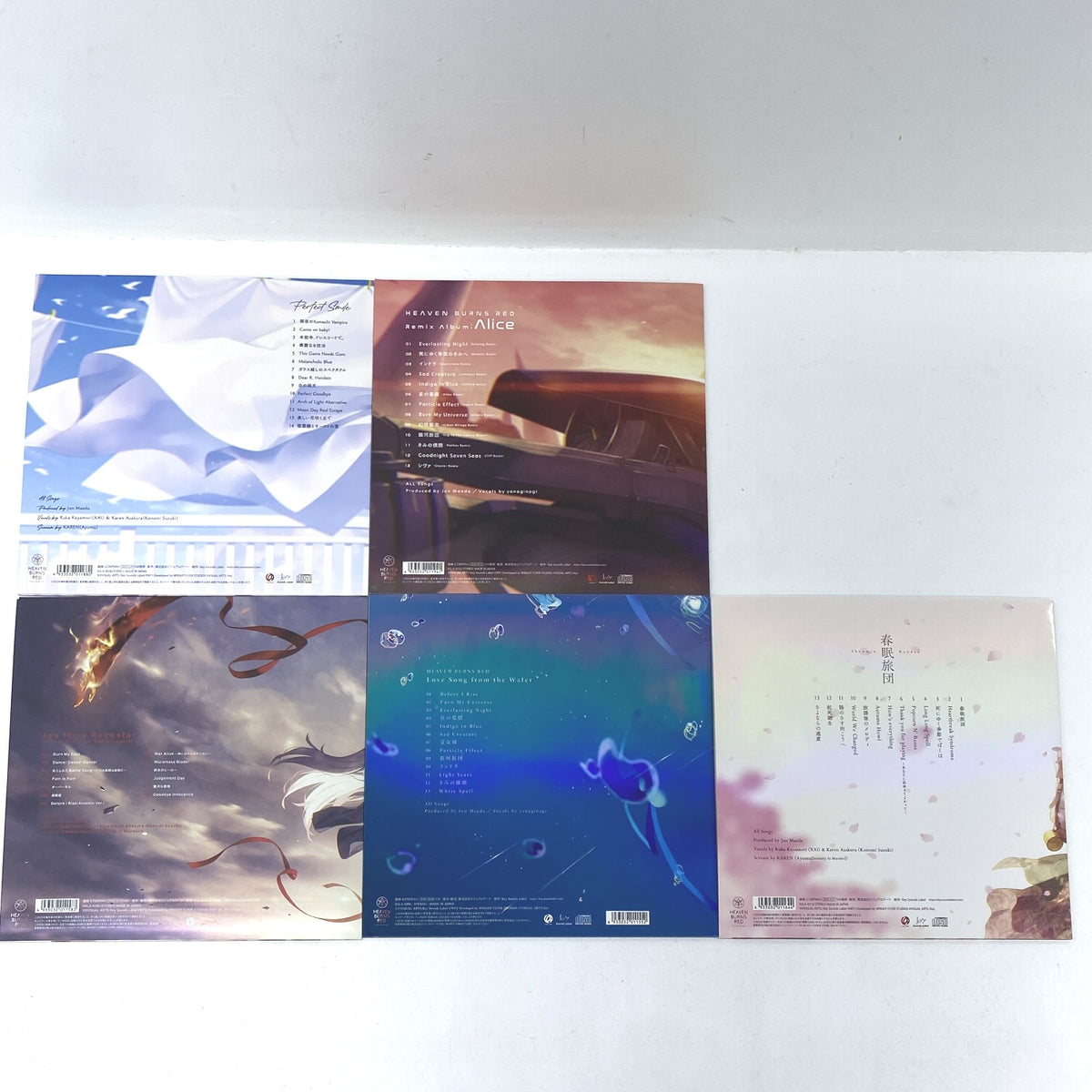 ヘブンバーンズレッド 限定盤CD5枚セット / She is Legend 麻枝准 やなぎなぎ / ヘブバン シーレジェ ..
