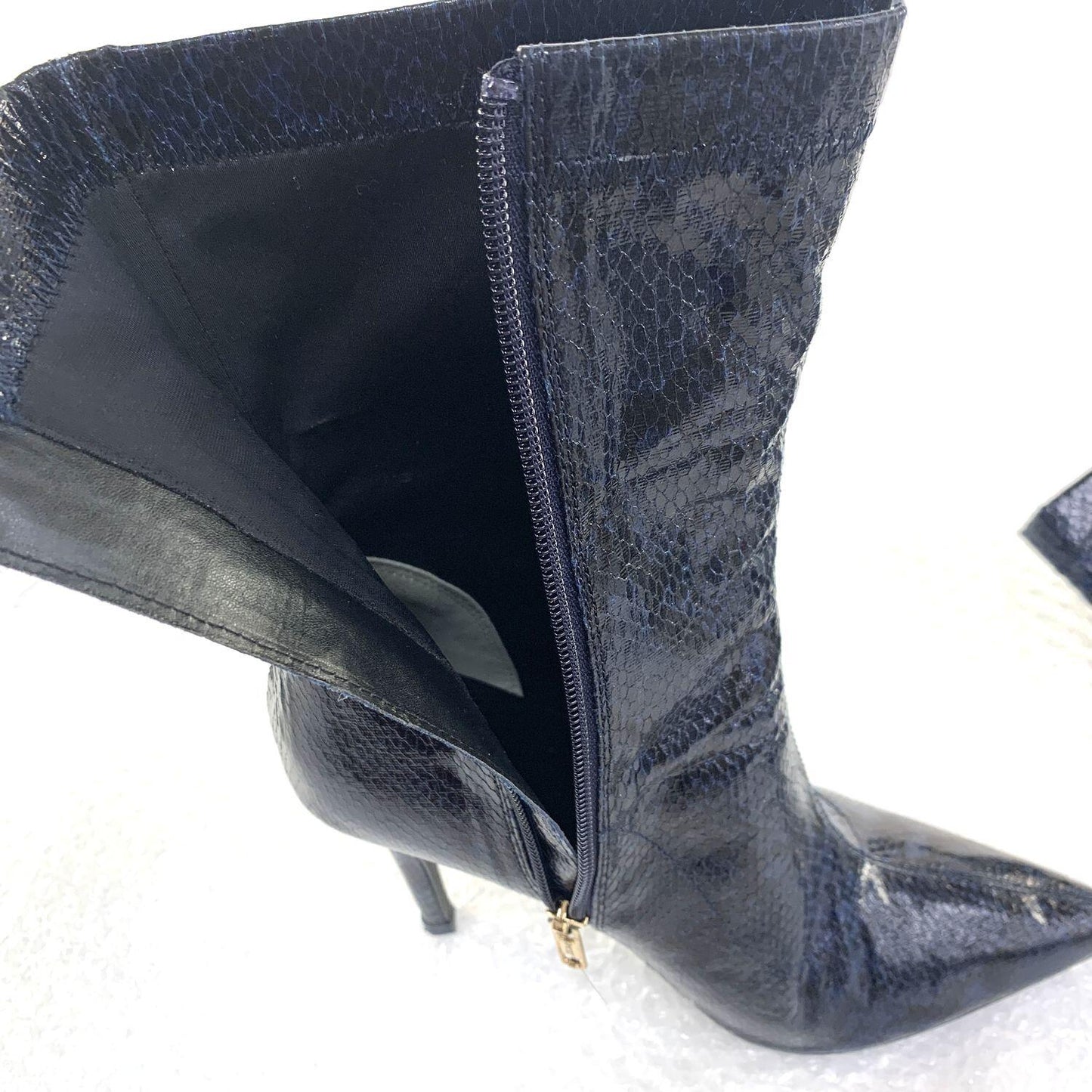 その他靴 【★加古川物流】中古 yello イエロー ヒール ブーツ ヘビ柄 PYSON HEEL BOOTS °【128】【128】【128】【128】【加古川物流】
