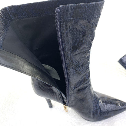 その他靴 【★加古川物流】中古 yello イエロー ヒール ブーツ ヘビ柄 PYSON HEEL BOOTS °【128】【128】【128】【128】【加古川物流】