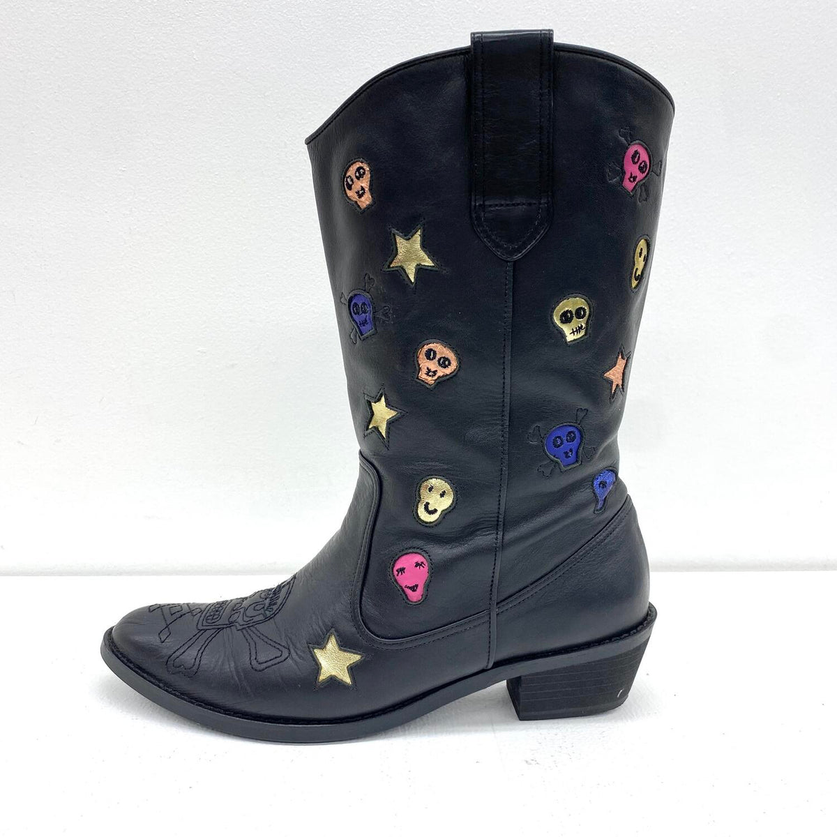 その他靴 【★加古川物流】中古 ツモリチサト tsumori chisato 38112 ロングブーツ ブラック 黒 23.5cm：【128】【128】【128】【128】【加古川物流】