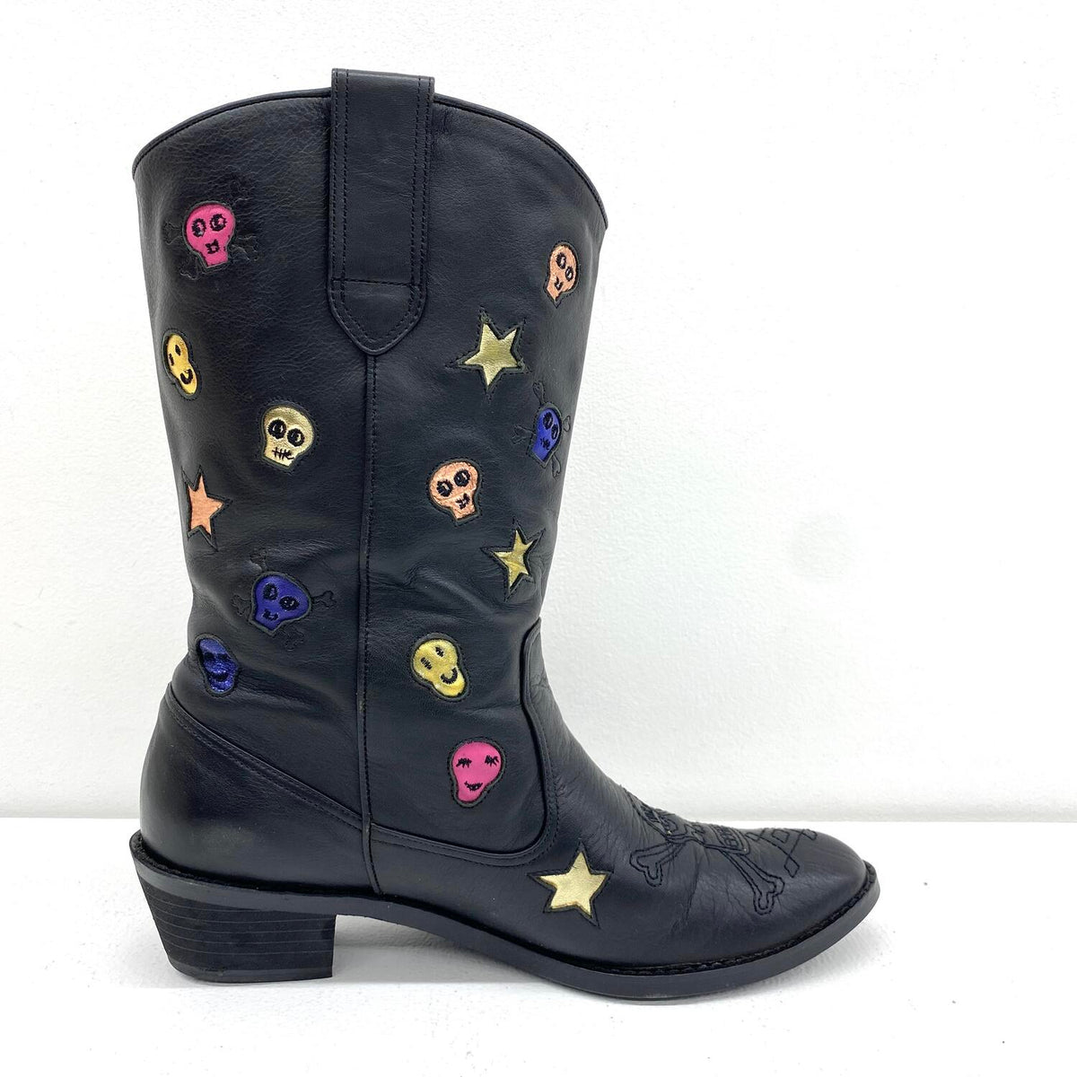 その他靴 【★加古川物流】中古 ツモリチサト tsumori chisato 38112 ロングブーツ ブラック 黒 23.5cm：【128】【128】【128】【128】【加古川物流】
