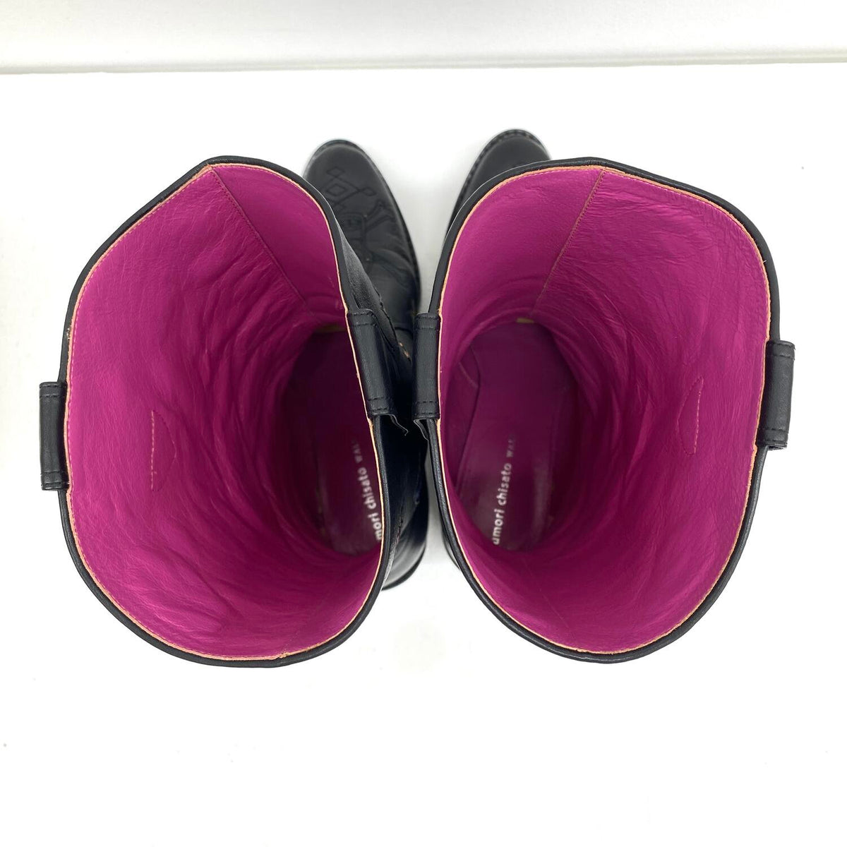 その他靴 【★加古川物流】中古 ツモリチサト tsumori chisato 38112 ロングブーツ ブラック 黒 23.5cm：【128】【128】【128】【128】【加古川物流】