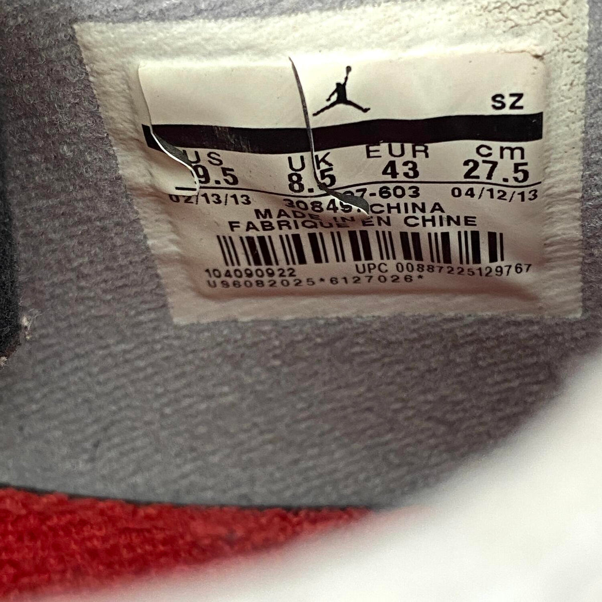 その他靴 【★加古川物流】中古 訳あり Air Jordan 4 Retro "Toro Bravo ナイキ エアジョーダン4 レトロ トロ ブラボー 308497-603 / 2013年製 27.5cm：【126】【加古川物流】