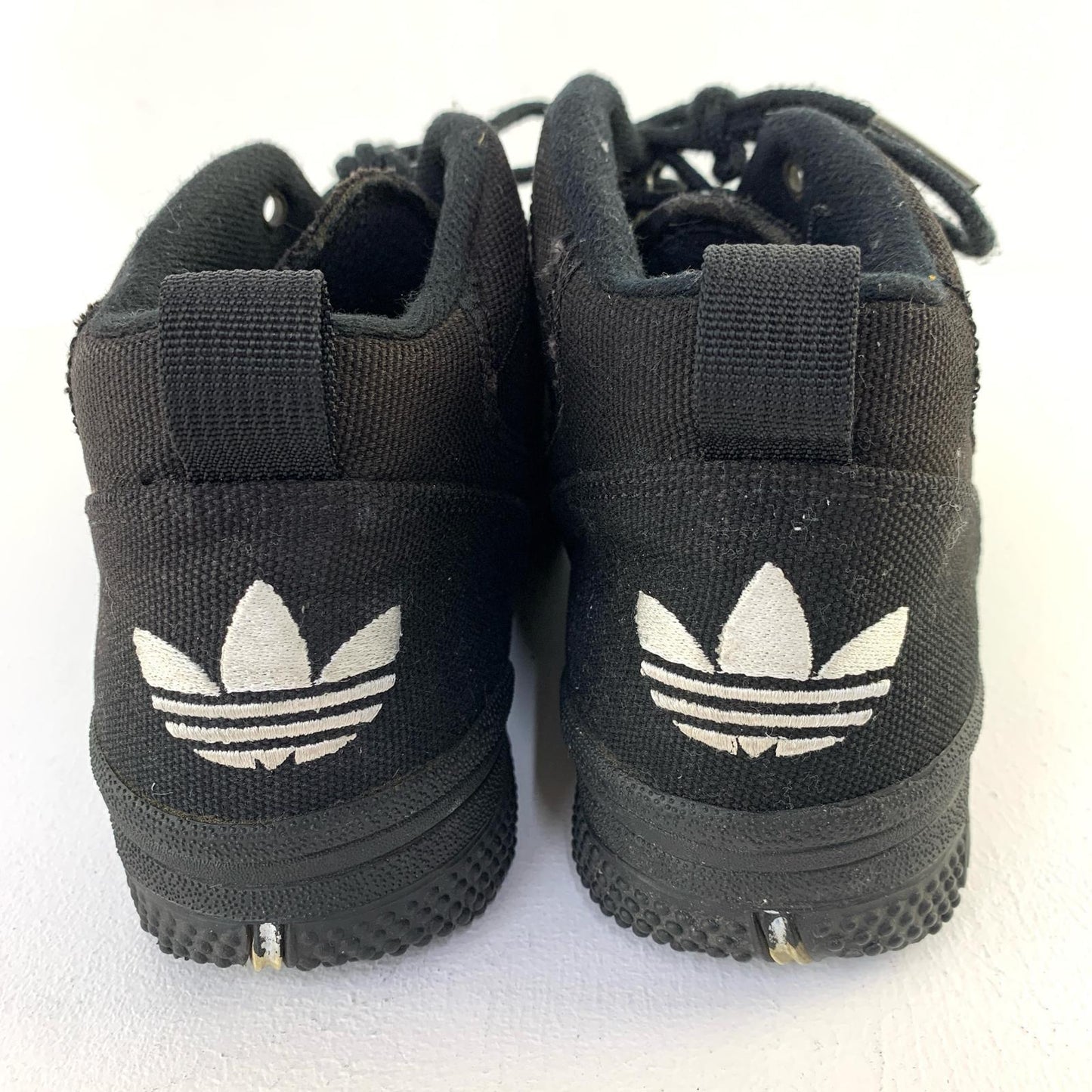 その他靴 【★加古川物流】中古 訳あり ADIDAS アディダス 074941 96年製 キャンバスハイカットシューズ 名称不明 27.5㎝ ヴィンテージ/観賞/コレクション用.,【126】【126】【126】【126】【加古川物流】