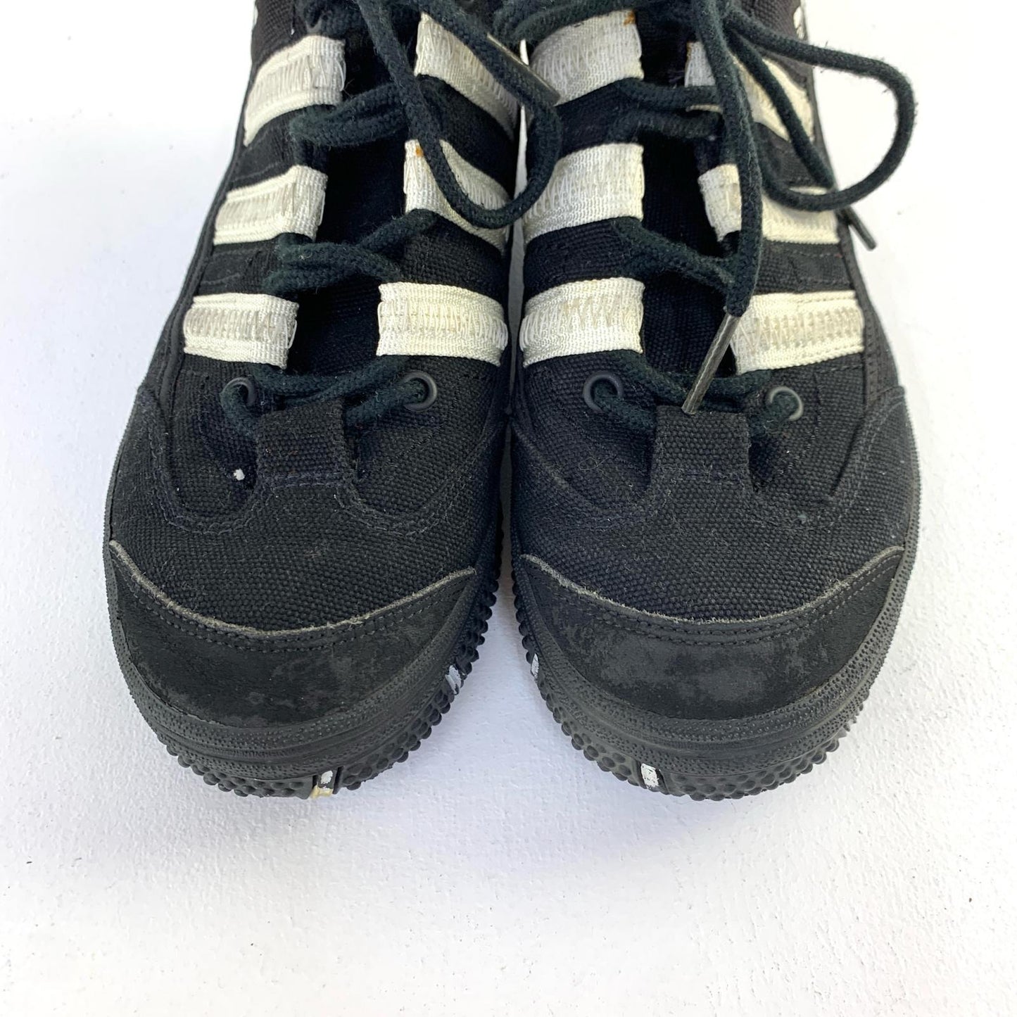 その他靴 【★加古川物流】中古 訳あり ADIDAS アディダス 074941 96年製 キャンバスハイカットシューズ 名称不明 27.5㎝ ヴィンテージ/観賞/コレクション用.,【126】【126】【126】【126】【加古川物流】