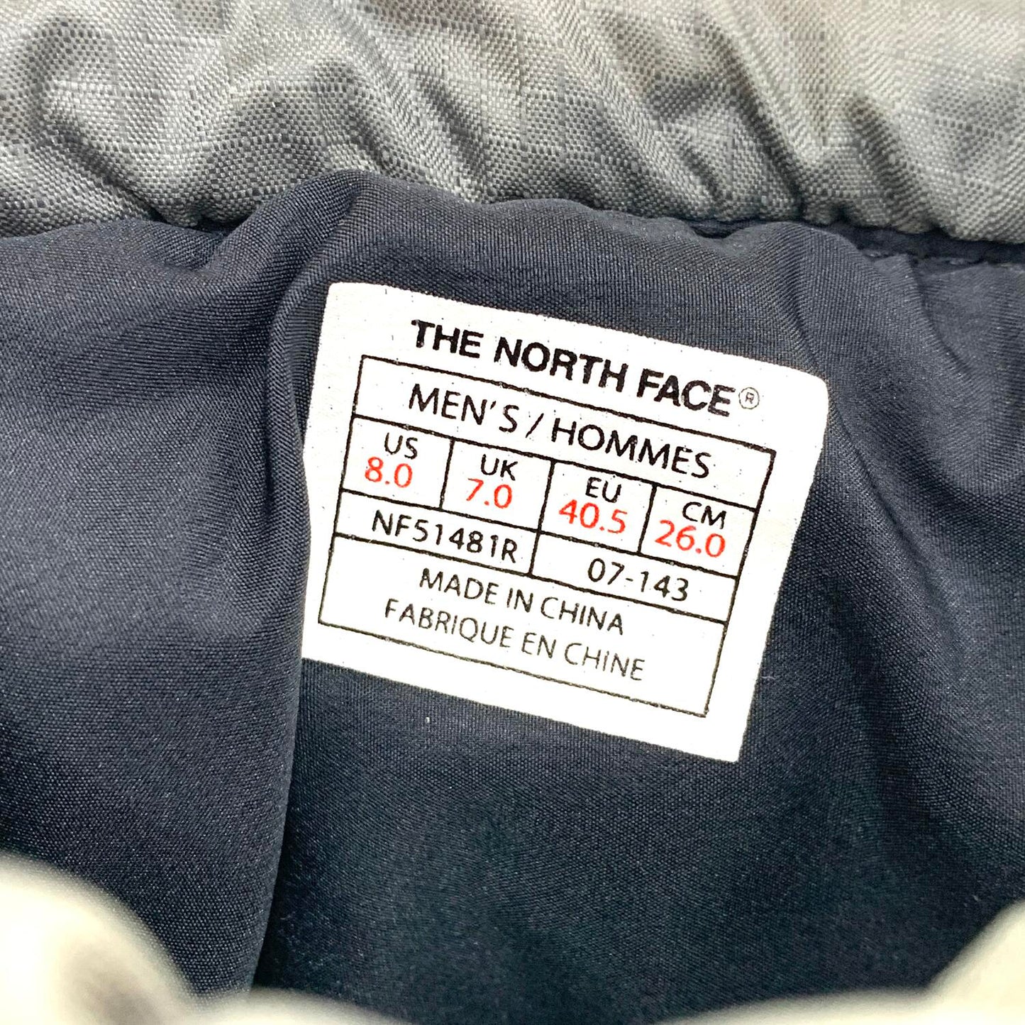 その他靴 【★加古川物流】中古 NF51481R　the north face nuptse bootie ノース　ノースフェイス　ヌプシ　ブーツ　26.0cm°【127】【127】【加古川物流】