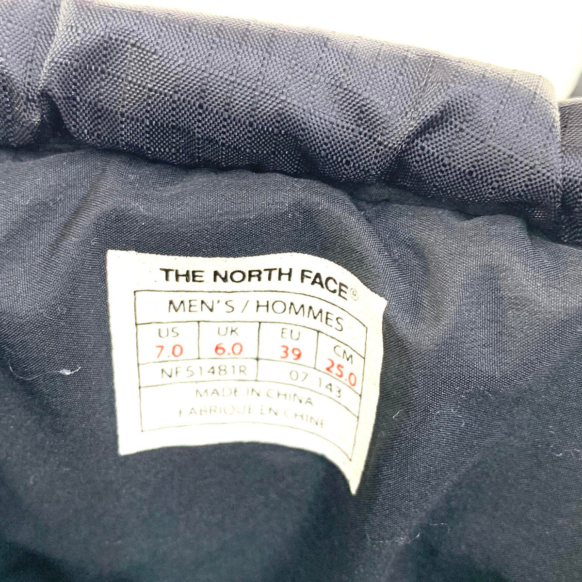 その他靴 【★加古川物流】中古 NF51481　the north face nuptse bootie ノース　ノースフェイス　ヌプシ　ブーツ　25.0cm°【127】【127】【加古川物流】