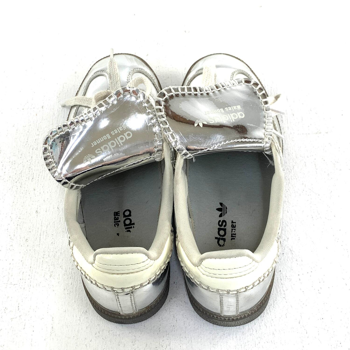 その他靴 【★加古川物流】中古 ig8181 23.5㎝　本体のみ　Wales Bonner × adidas Samba "Silver"　ウェールズ・ボナー × アディダス サンバ "シルバー"：【128】【128】【加古川物流】
