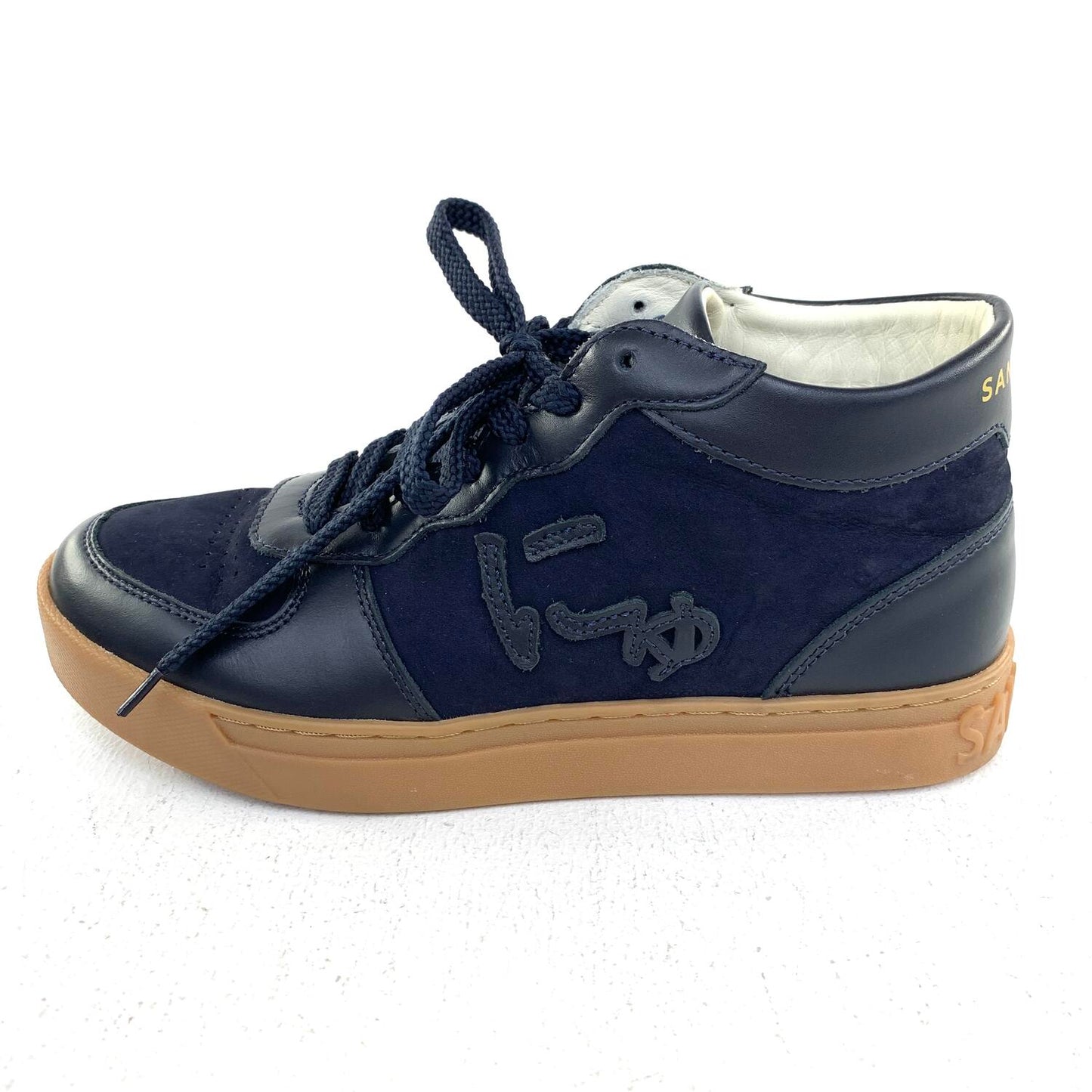 その他靴 【★加古川物流】中古 サンガッチョ　sangacio SG　MID　スニーカー　にゅ　23.5㎝　参考定価31000円：【128】【128】【加古川物流】