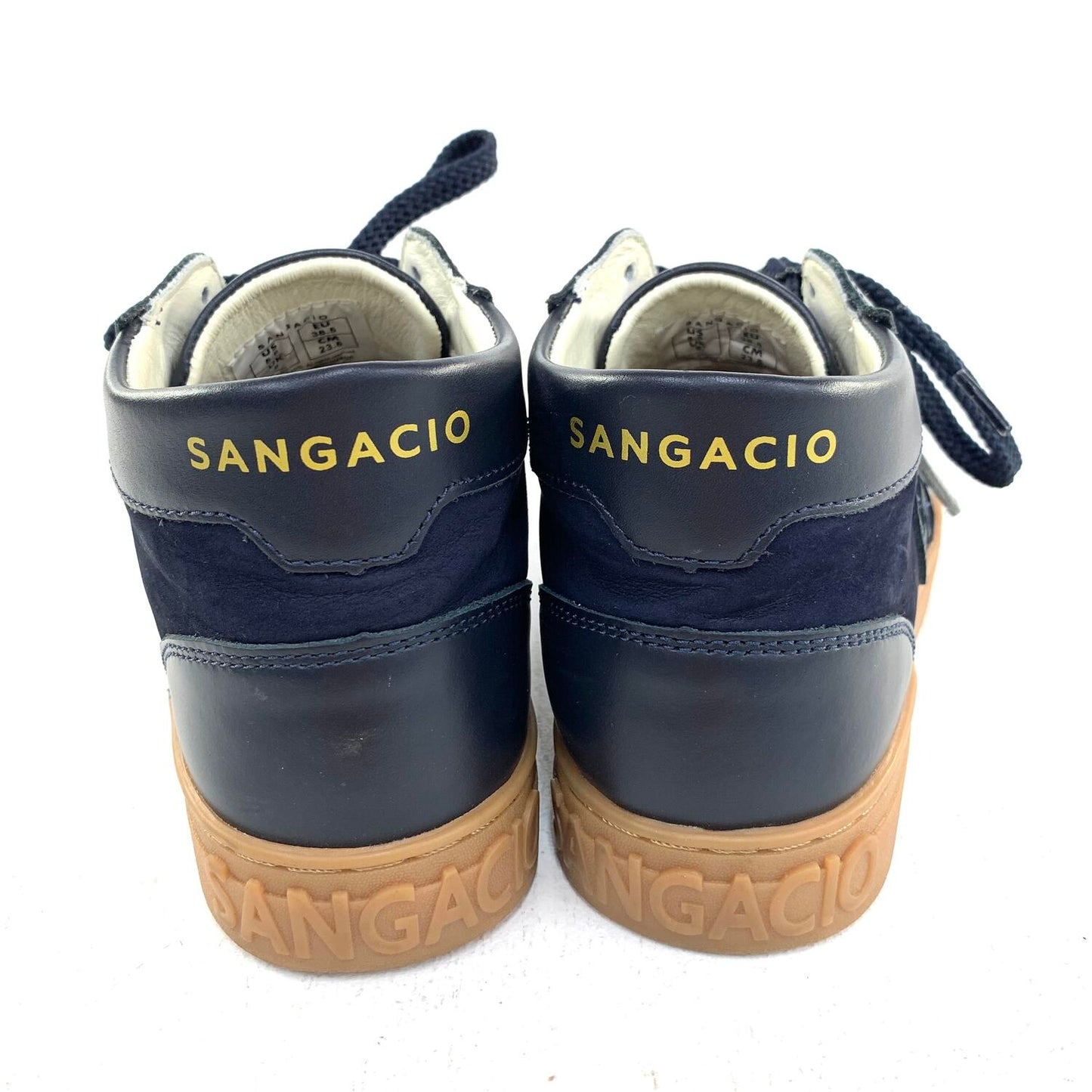 その他靴 【★加古川物流】中古 サンガッチョ　sangacio SG　MID　スニーカー　にゅ　23.5㎝　参考定価31000円：【128】【128】【加古川物流】