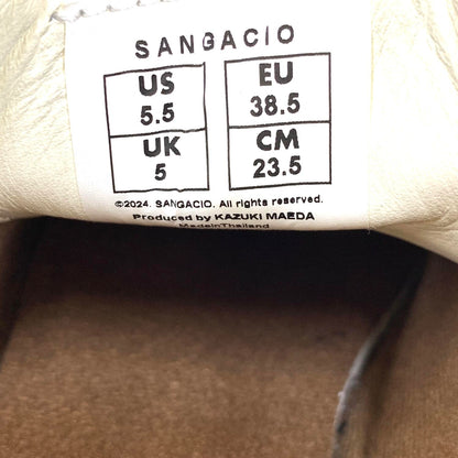 その他靴 【★加古川物流】中古 サンガッチョ　sangacio SG　MID　スニーカー　にゅ　23.5㎝　参考定価31000円：【128】【128】【加古川物流】