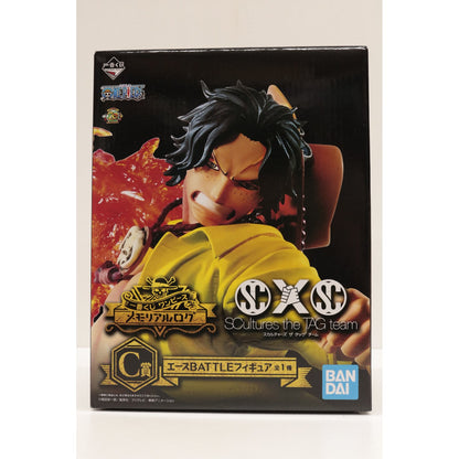 [Used] One Piece Figure Ace Ichiban Kuji Memorial Log C Prize BATTLE [Figure] [Shikama Store] 