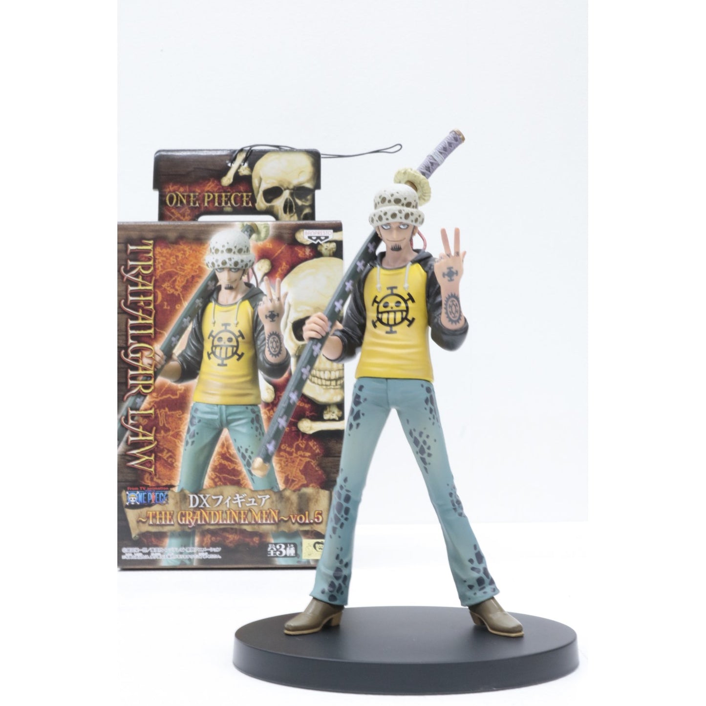 【中古】 ワンピース フィギュア トラファルガー・ロー THE GRANDLINE MEN vol.5【フィギュア】【加古川物流】