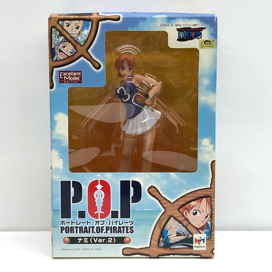 [Used] One Piece Figure Nami Ver.2 POP Series 4 Excellent Model [Figure] [Shikama Store] 