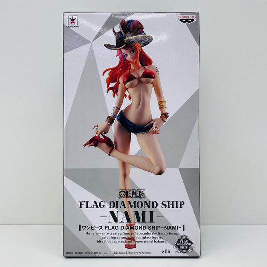 【中古】 ナミ「ワンピース」FLAGDIAMONDSHIP-NAMI-【フィギュア】