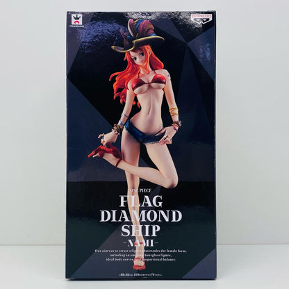 【中古】 ナミ「ワンピース」FLAGDIAMONDSHIP-NAMI-【フィギュア】