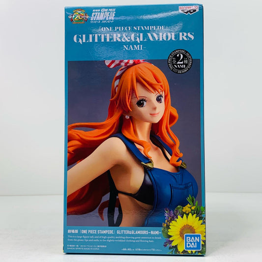 【中古】 ナミ(ブルー)「劇場版ワンピースSTAMPEDE」GLITTER＆GLAMOURS-NAMI- ワンピース フィギュア ナミ GLITTER&GLAMOURS ブルー 39757【フィギュア】【飾磨店】