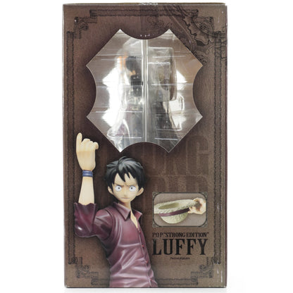 [Used] One Piece STRONGWORLD Figure Luffy POP STRONG EDITION Excellent Model [Figure] [Shikama Store] 