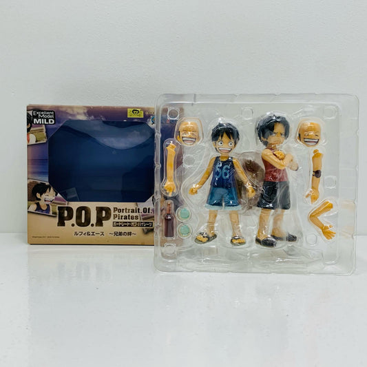 [Used] One Piece Figure Luffy & Ace POP CB-EX Brothers' Bond [Figure] [Shikama Store] 