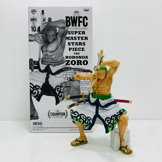 [Used] One Piece Figure Zoro Ichiban Kuji BWFC Zoukeiou Chojo Kessen 3 THE BRUSH Award A/Brush Painting SUPER MASTER STARS PIECE [Figure] [Shikama Store] 