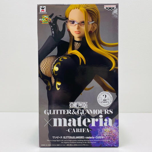 【中古】 カリファ(ブラック)「ワンピース」GLITTER＆GLAMOURS×materia-CARIFA- ワンピース フィギュア カリファ GLITTER&GLAMOURS ブラック 39336【フィギュア】【飾磨店】