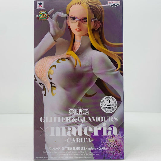 フィギュア カリファ(ホワイト)「ワンピース」GLITTER＆GLAMOURS×materia-CARIFA- カリファ ホワイト GLITTER&GLAMOURS 39336【フィギュア】【加古川物流】