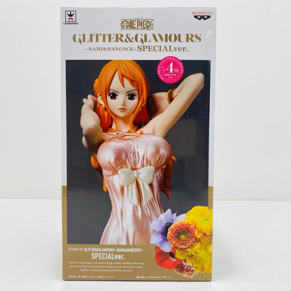 【中古】 ナミ(ピンク)「ワンピース」GLITTER＆GLAMOURS-NAMI＆HANCOCK-SPECIALver. ワンピース フィギュア ナミ GLITTER&GLAMOURS ピンク 37388【フィギュア】【飾磨店】