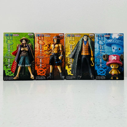 Set of 4: "One Piece" High-Spec Coloring Figure 4 [Figure]
