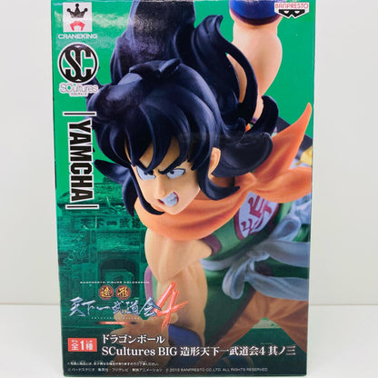 【中古】 ヤムチャ「ドラゴンボール」SCulturesBIG造形天下一武道会4其ノ三【フィギュア】
