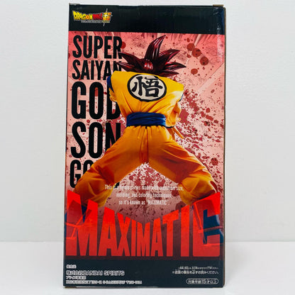 [Used] Super Saiyan God Son Goku "Dragon Ball Super" MAXIMATIC THE SON GOKU V [Figure]
