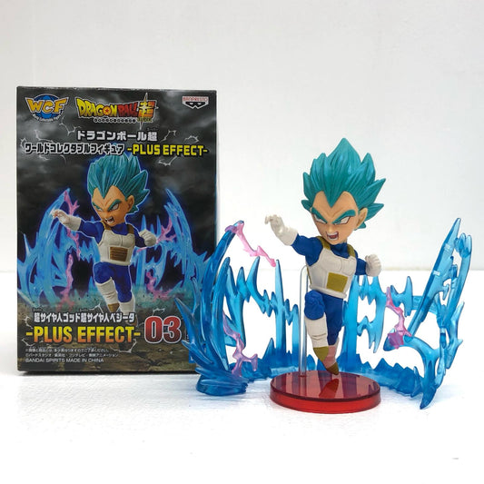 [Used] Dragon Ball Super Figure Super Saiyan God Super Saiyan Vegeta WCF-PLUS EFFECT World Collectible Figure [Figure] [Kakogawa Logistics] 