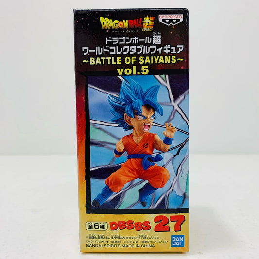 【中古】 超サイヤ人ゴッド超サイヤ人孫悟空「ドラゴンボール超」WCF～BATTLEOFSAIYANS～vol.5 ドラゴンボール フィギュア 超サイヤ人ゴッド超サイヤ人孫悟空 WCF BATTLE OF SAIYANS vol.5 82827【フィギュア】【飾磨店】