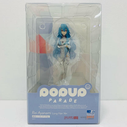 【中古】 POPUPPARADE綾波レイロングヘアVer.「ヱヴァンゲリヲン新劇場版」プラスチック製塗装済み完成品【フィギュア】【飾磨店】
