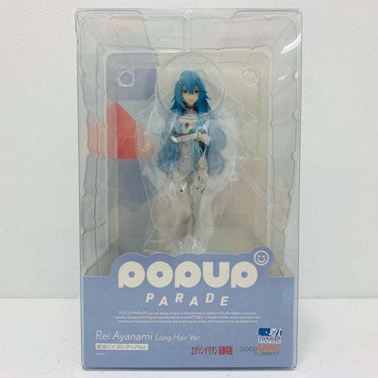 【中古】 POPUPPARADE綾波レイロングヘアVer.「ヱヴァンゲリヲン新劇場版」プラスチック製塗装済み完成品【フィギュア】【飾磨店】