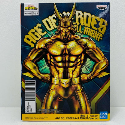 【中古】 オールマイトA(ゴールドカラー)「僕のヒーローアカデミア」AGEOFHEROES-ALLMIGHT-Special【フィギュア】